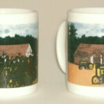 The Harvest (Tractors) Coffee Mug - Red Tractor