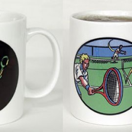Ace Tennis Male Coffee Mug